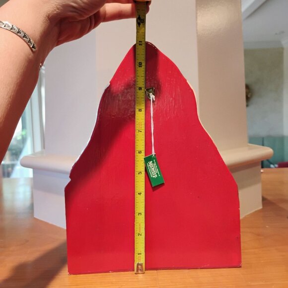 Vtg Midwest of Cannon Falls Santa Claus Letter Box Card Holder Wall Hanging - Picture 3 of 5